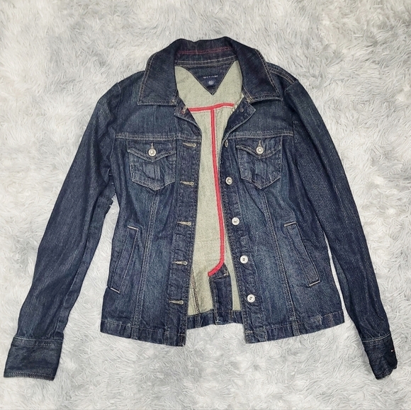 Tommy Hilfiger Jackets & Blazers - Tommy Hilfiger Premium Fit Denim Jacket, Size S
